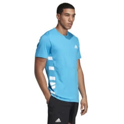 Adidas Escouade Mens Tee (Blue) -Sports Apparel Store Adi DW8472 3