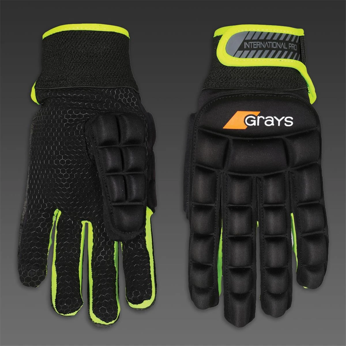 Grays International Pro Left Hand Hockey Glove (Black-Yellow) 1 Grays International Pro Left Hand Hockey Glove (Black-Yellow)