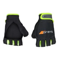 Grays Touch Glove Left Hand Hockey Glove (Black-Yellow)