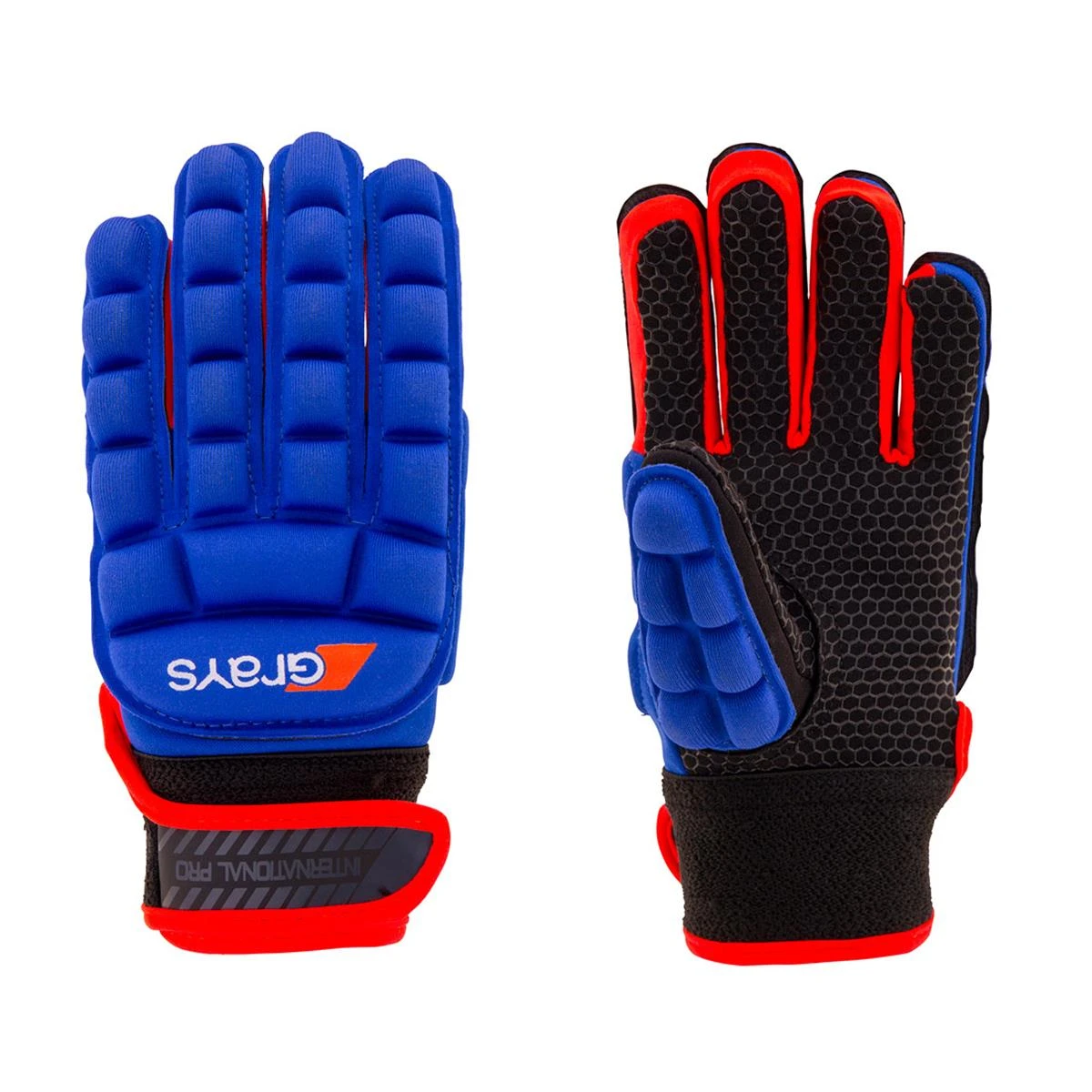 Grays International Pro Left Hand Hockey Glove (Navy-Fluo Red) 1 Grays International Pro Left Hand Hockey Glove (Navy-Fluo Red)