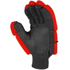 Grays Proflex 1000 Glove LH (Fluo Red-Black) -Sports Apparel Store Gra 621070 2