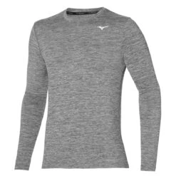 Mizuno Impulse Core Mens Long Sleeve Tee (Magnet)