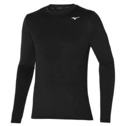 Mizuno Impulse Core Mens Long Sleeve Tee (Black)