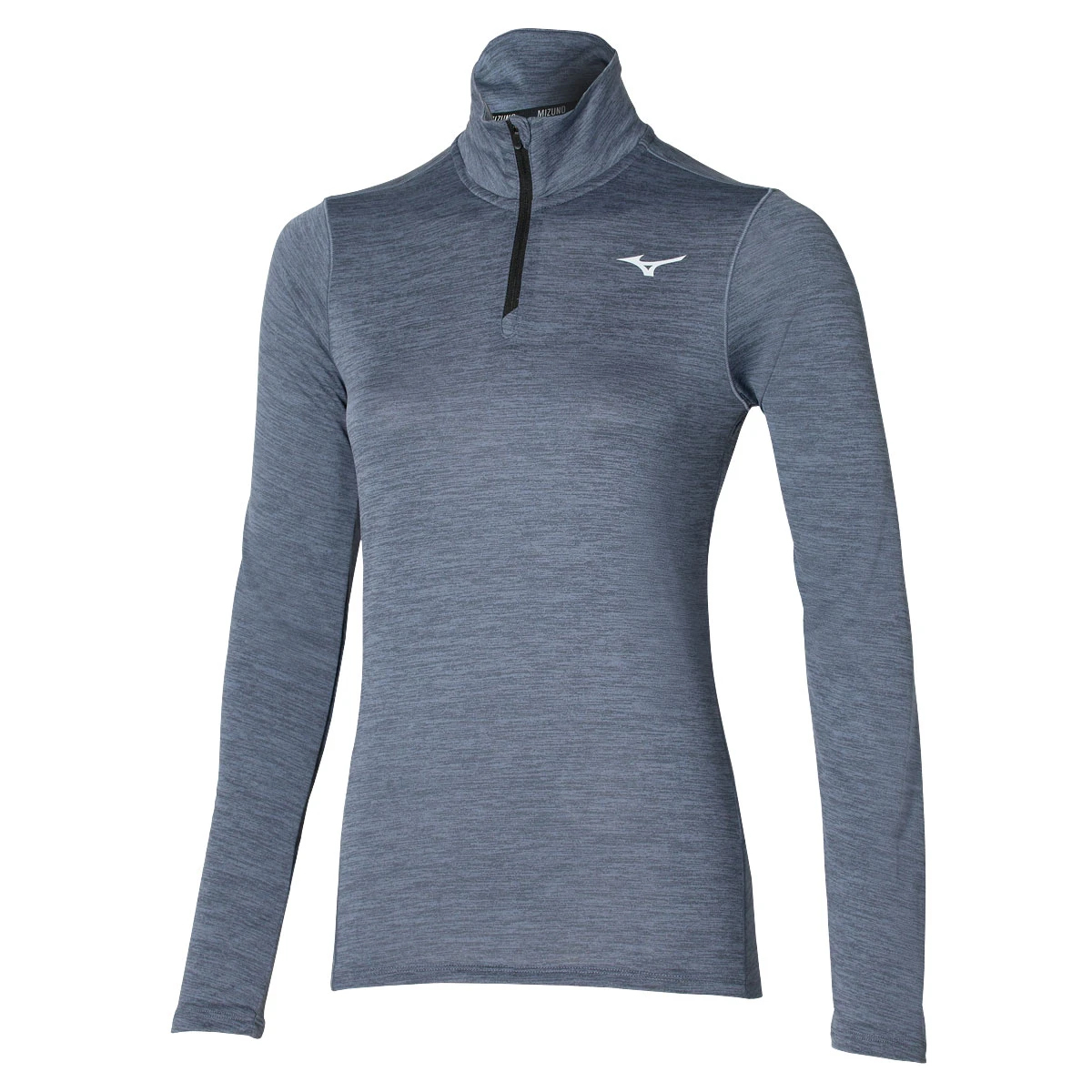Mizuno Impulse Core Womens Half Zip Top (Nightshadow Blue) 1 Mizuno Impulse Core Womens Half Zip Top (Nightshadow Blue)