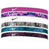 Nike Printed Headbands 6 Pack (Active Fuchsia/Photon Dust)