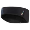 Nike 360 2.0 Womens Headband (Black/Active Rainbow)