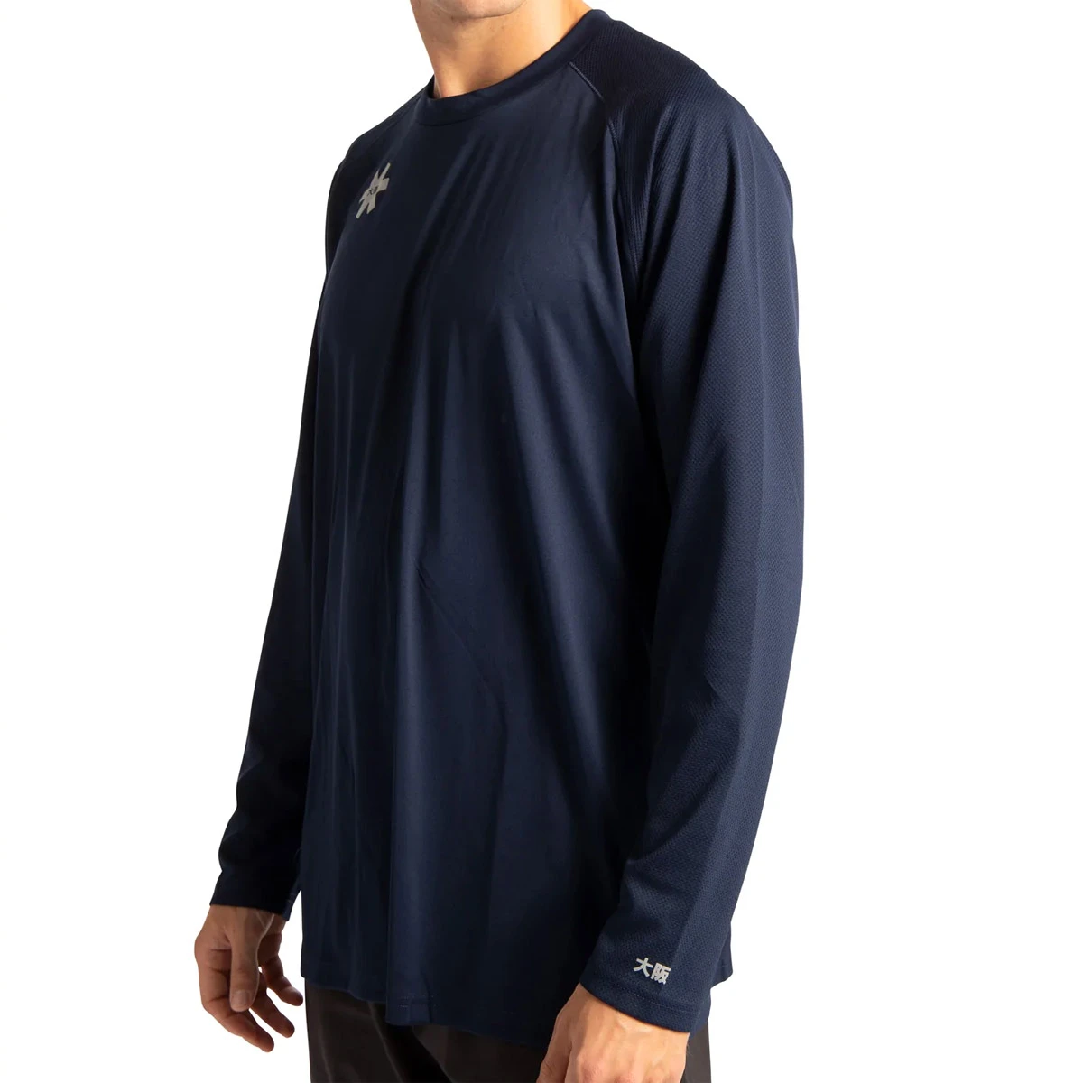 Osaka Mens Long Sleeve Training Tee (Navy) 1 Osaka Mens Long Sleeve Training Tee (Navy)