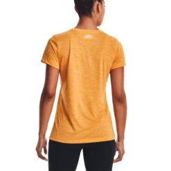 Under Armour Womens Tech Twist T-Shirt (Rise-White-Metallic Silver) 5 Under Armour Womens Tech Twist T-Shirt (Rise-White-Metallic Silver) -Sports Apparel Store Und 1277206 782 2