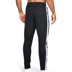 Under Armour Sportstyle Pique Track Pant (Black-White) -Sports Apparel Store Und 1313201 001 2