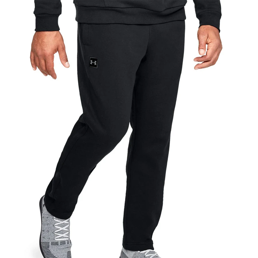 Under Armour Rival Fleece Mens Pant (Black-Black) 2 Under Armour Rival Fleece Mens Pant (Black-Black) - Image 2