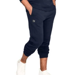 Under Armour Rival Fleece Mens Jogger (Academy-Black) -Sports Apparel Store Und 1320740 408 2