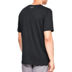 Under Armour Sportstyle Left Chest Logo Mens T-Shirt (Black-Black) 5 Under Armour Sportstyle Left Chest Logo Mens T-Shirt (Black-Black) -Sports Apparel Store Und 1326799 001 2