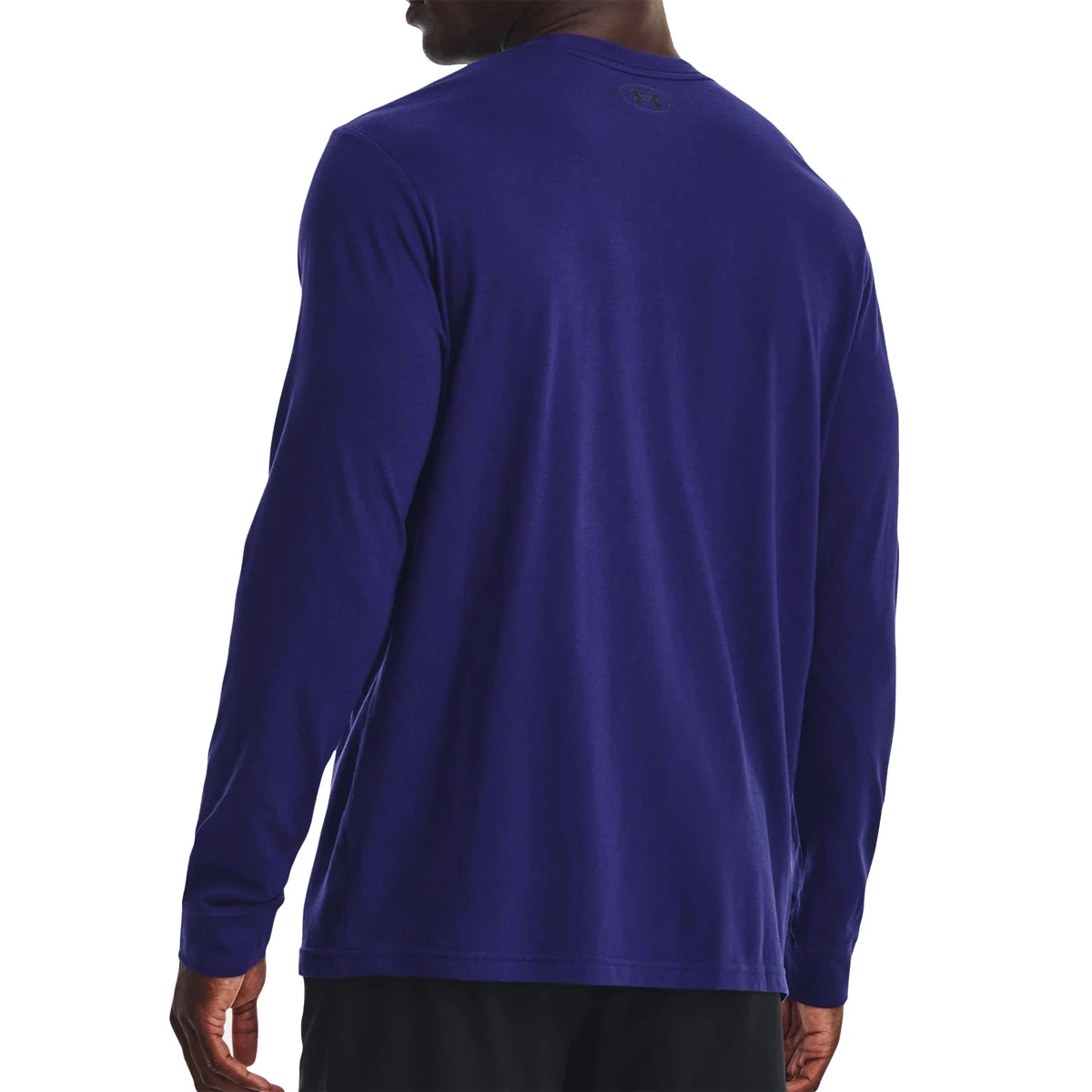 Under Armour Sportstyle Left Chest Logo Long Sleeve Mens Top (Sonar Blue-Black) 2 Under Armour Sportstyle Left Chest Logo Long Sleeve Mens Top (Sonar Blue-Black) - Image 2