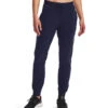 Under Armour Womens Armour Sport Woven Pants (Midnight Navy-Metallic Silver)