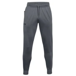 Under Armour UA Armour Fleece Mens Joggers (Pitch Gray-Black) -Sports Apparel Store Und 1357123 012 3