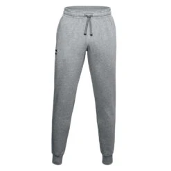 Under Armour Rival Fleece Mens Jogger (Pitch Gray-Light Heather-Onyx White)