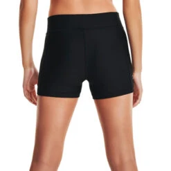 Under Armour Womens HG Armour Mid Rise Shorty (Black) -Sports Apparel Store Und 1360925 001 2