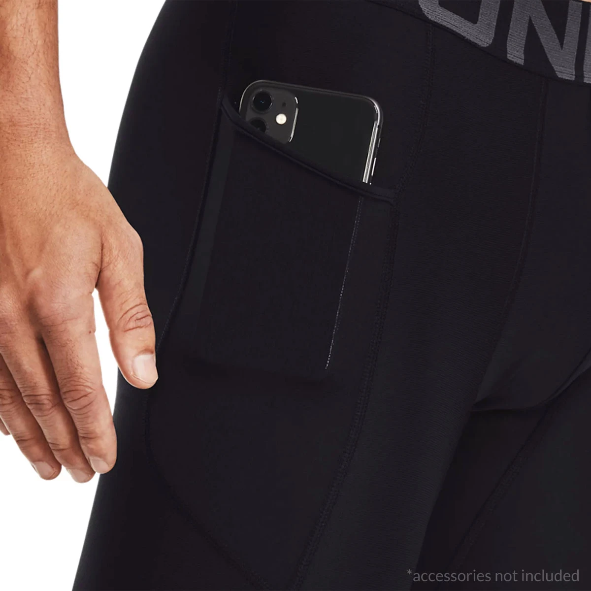 Under Armour Mens HG Leggings (Black) 2 Under Armour Mens HG Leggings (Black) - Image 2