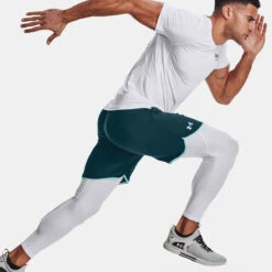 Under Armour Mens HG Leggings (White-Black) 7 Under Armour Mens HG Leggings (White-Black) -Sports Apparel Store Und 1361586 100 3