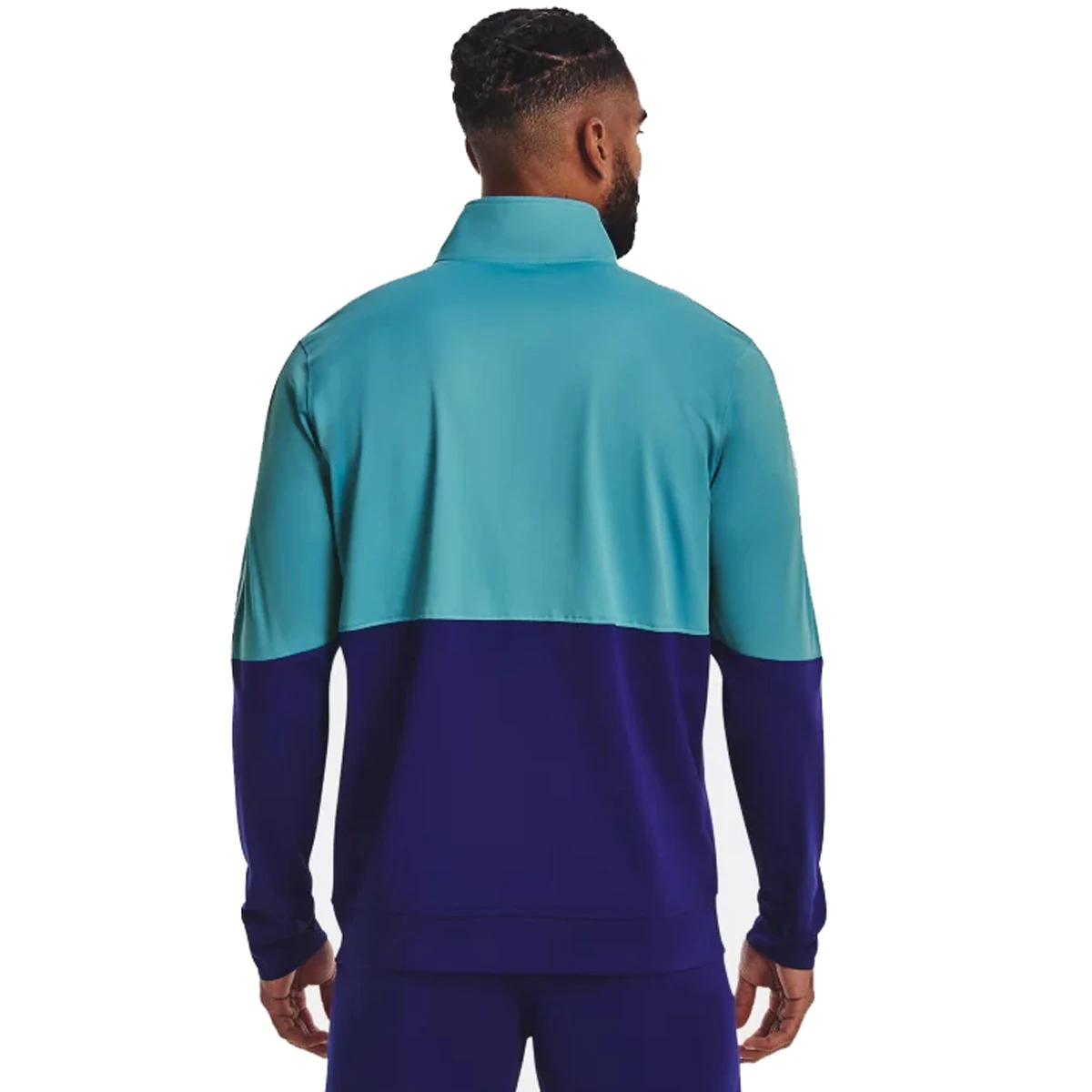 Under Armour Pique Track Jacket (Glacier Blue-Sonar Blue-White) 2 Under Armour Pique Track Jacket (Glacier Blue-Sonar Blue-White) - Image 2