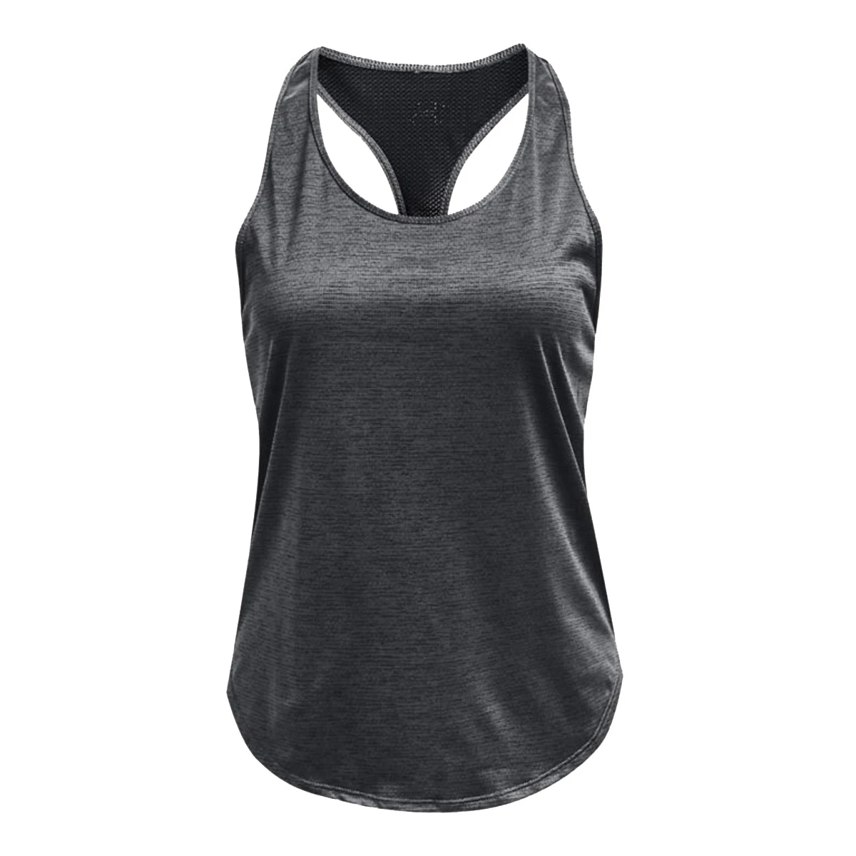 Under Armour Womens Tech Vent Tank (Black-Black-Reflective) 1 Under Armour Womens Tech Vent Tank (Black-Black-Reflective)