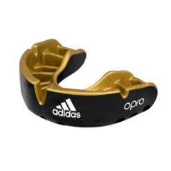 Adidas Opro Mouthguard Gold For Braces (Black)