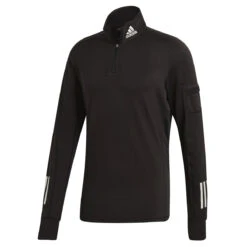 Adidas Warm Half Zip Mens Top (Black) -Sports Apparel Store adi GC7910 2