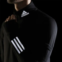Adidas Warm Half Zip Mens Top (Black) -Sports Apparel Store adi GC7910 3