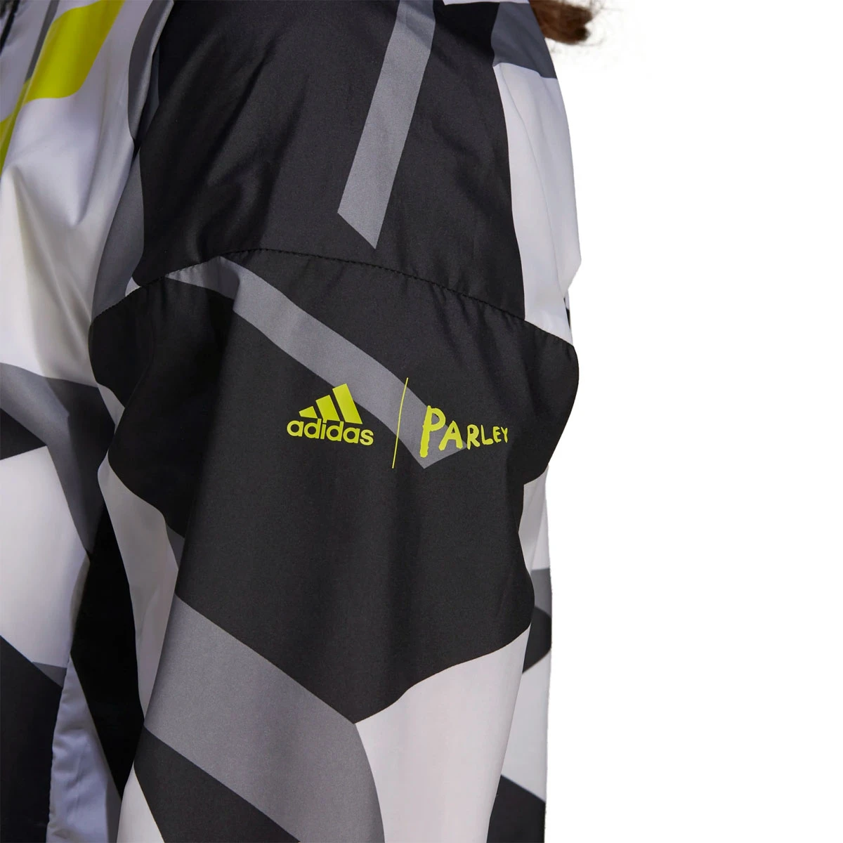 Adidas Terrex Parley Agravic WomensTrail Running Jacket (White) 3 Adidas Terrex Parley Agravic WomensTrail Running Jacket (White) - Image 3