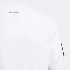 Adidas Club 3 Stripe Boys Tee (White-Black) -Sports Apparel Store adi GK8180 2