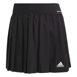 Adidas Club Pleat Womens Skirt (Black-White) -Sports Apparel Store adi GL5468 3