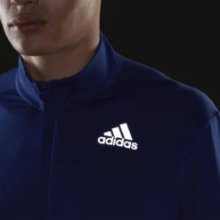 Adidas Own The Run Half Zip Mens Top (Victory Blue) -Sports Apparel Store adi GT8935 2