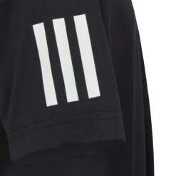 Adidas Club 3 Stripe Boys Tee (Black) -Sports Apparel Store adi HR4229 2