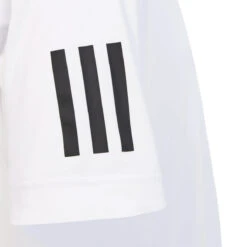 Adidas Club 3 Stripe Boys Tee (White) -Sports Apparel Store adi HR4287 2