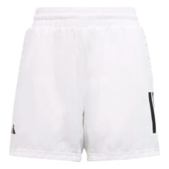 Adidas Boys 3 Stripe Club Shorts (White)