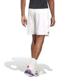 Adidas Ergo Mens 9inch Tennis Shorts (White) -Sports Apparel Store adi HT3526 9 1