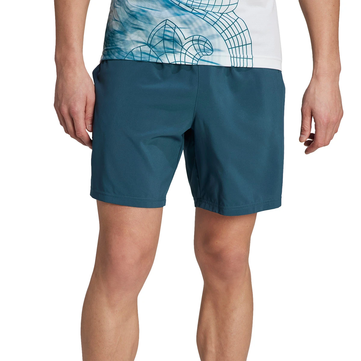 Adidas Club Mens Stretch Woven Shorts (Arctic Night) 2 Adidas Club Mens Stretch Woven Shorts (Arctic Night) - Image 2